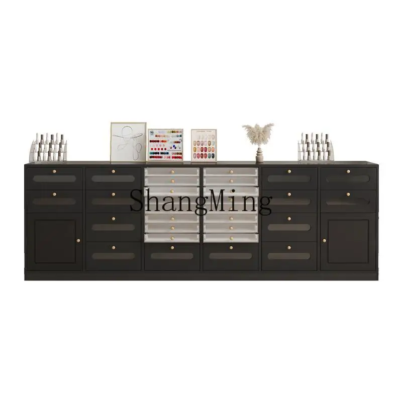 

CL Storage Cabinet Display Shop Floor Storage Nail Polish Art Cabinet Drawer Type