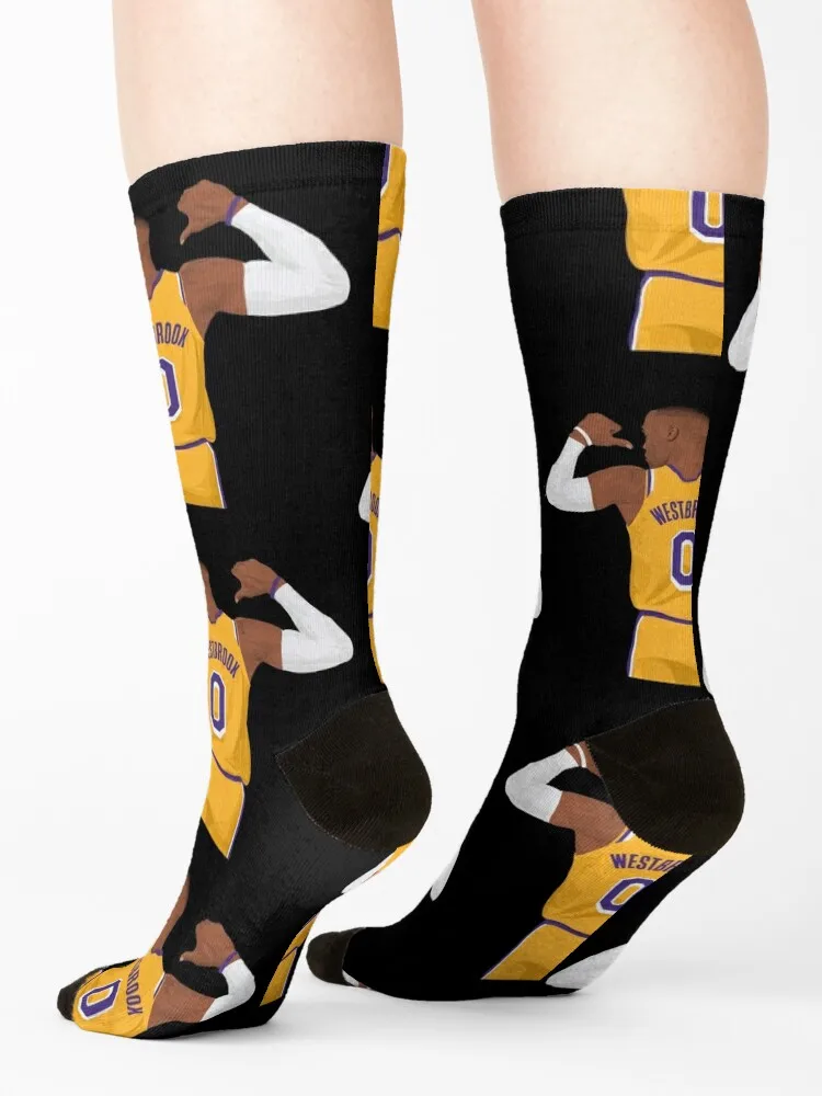 Russell Westbrook 0 Socks designer winter thermal new year anime Men's Socks Luxury Women's