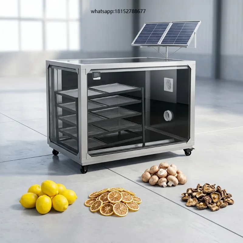 367kg Low Noise Commercial Solar Fish Fruit Drying Machine for Vegetable Fruit Meat Fish Sea Food