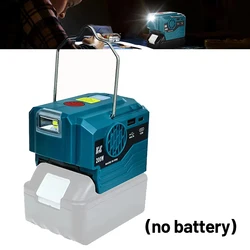 Nuovo aggiornamento Inverter di potenza portatile 120-220V Inverter per batteria al litio Mobile da esterno per batteria Makita/DeWalt/ 18V 20V