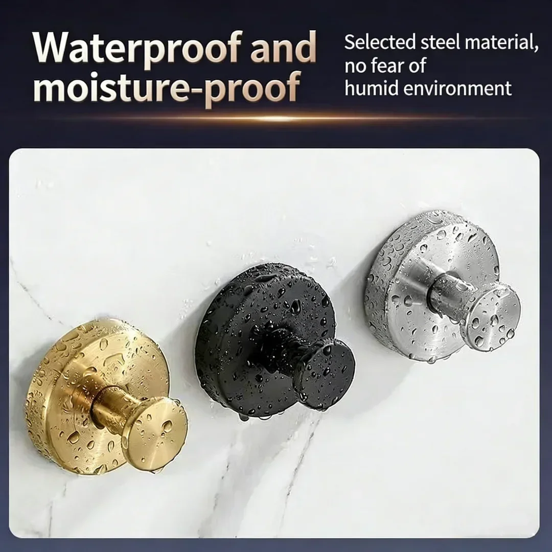 New 1/2pcs Vacuum Suction Cup Hooks Punch Free Bath Sucker Hook Wall Hook Hanger Glass Kitchen Bathroom Hooks For Towel Handbag - view 2