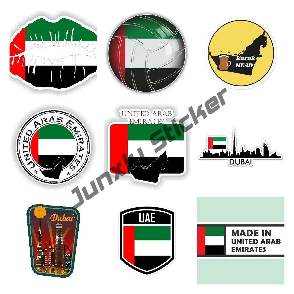 

Флаг Объединенных Арабских Эмиратов, карта, наклейка, домашняя гордость, Дубай, штампы, наклейка на бампер автомобиля, наклейка, этикетка, украшение для доски для путешествий, серфинга