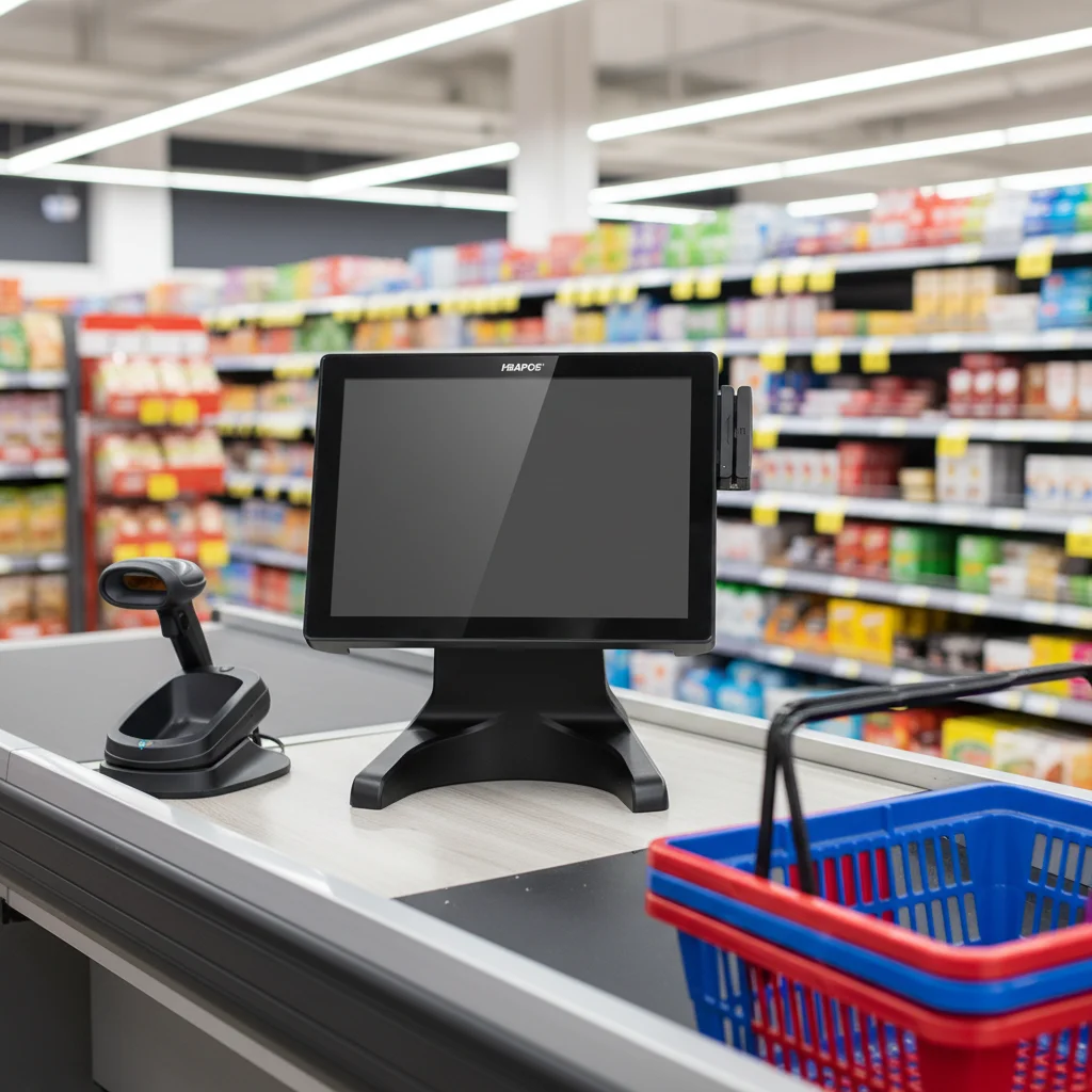 ATV&UTVFactory Manufacture 15 Inch All in One Pos System Hardware with Capacitive Touch Screen POS for Supermarket