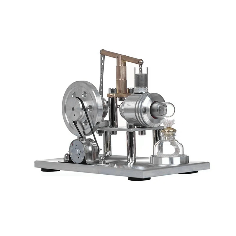 Modelo de motor equilibrado Stirling, potencia de vapor, física, ciencia Popular, pequeña producción, invención, experimento, herramientas educativas