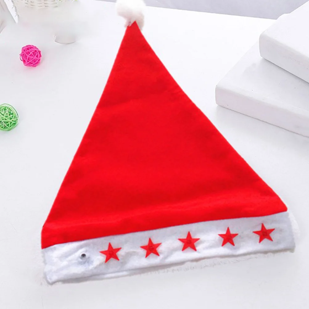 

3Pcs Flashing Christmas Hat with Deer Antlers Party Light Up Headdress Festive Performance Accessory Family Gathering Gift