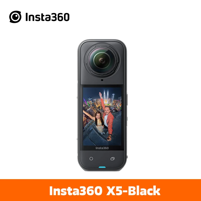 Insta360 X5 Action Camera Nieuw 8K 30fps Vervangbare Lenzen Drievoudige AI-chip Superieure prestaties bij weinig licht Lange batterijduur Insta X5