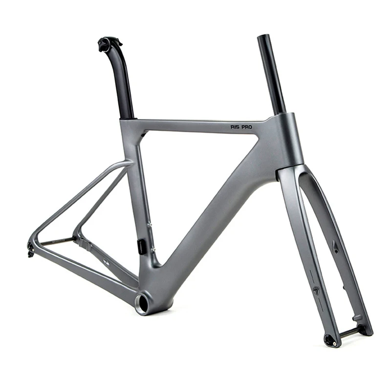 

Carbon Racing Bike Frameset, 700CX28C, Disc Brake, Thru Axle,Road Bicycle Frame, Inner Cable,Ultralight DPD to EU UK