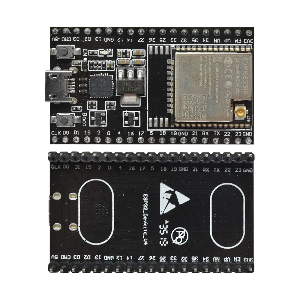 

ESP32 DevKitC V4 development board equipped with WROOM-32U module mini USB