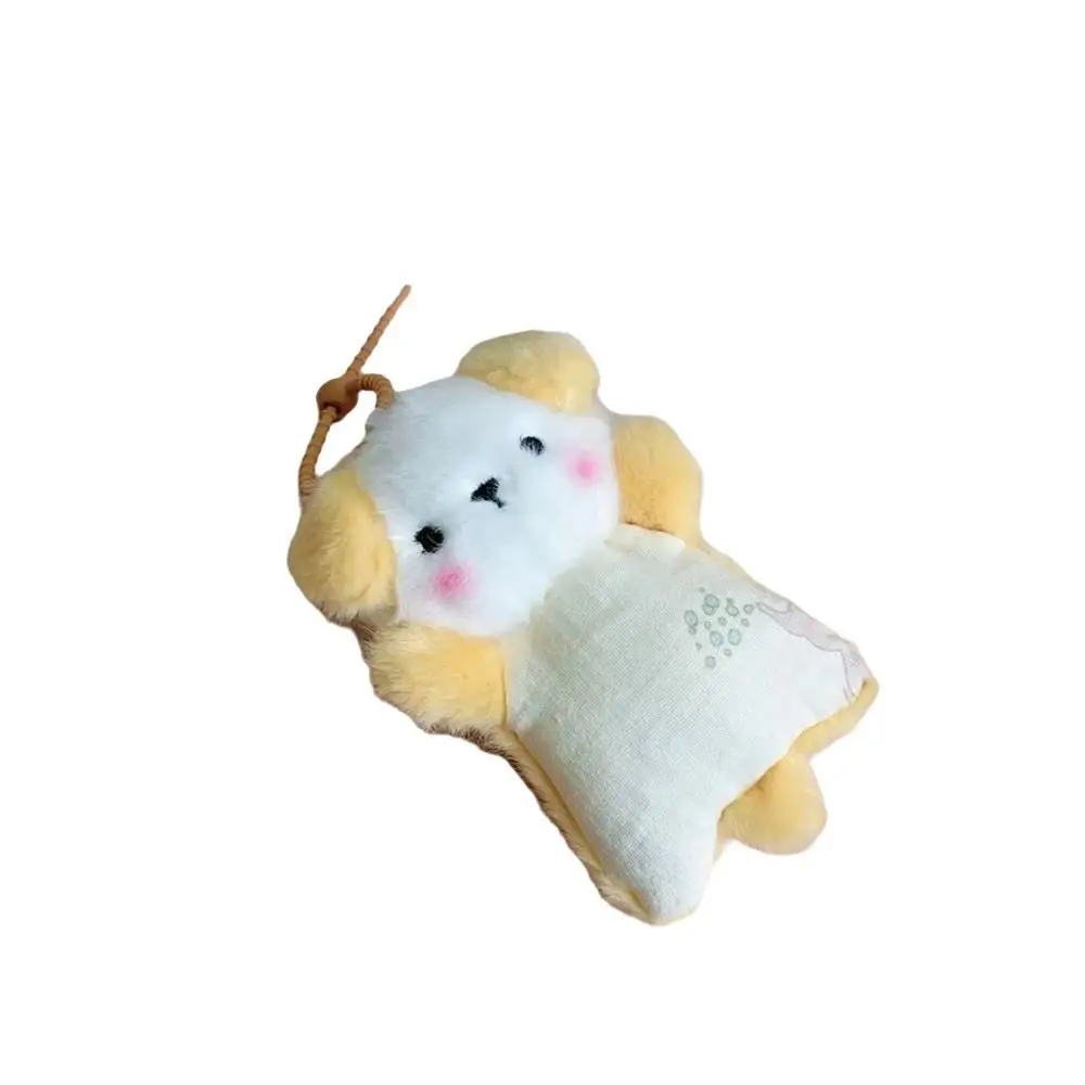 Mouse Wrist Pad Plush Bean Bag Stuffed Animals Panda Rabbit Animal Doll Pendant Multi-functional Bear Dog Plush Keychain