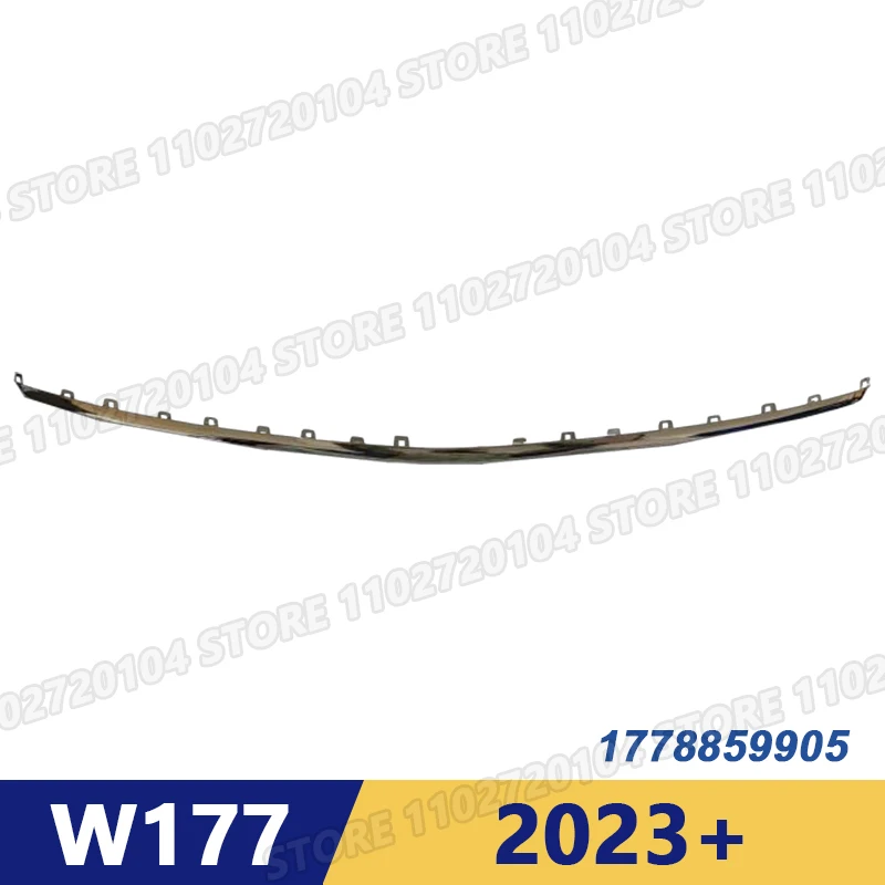 for 2023-ON A Class Mercedes-Benz W177 Front Lower Bumper Cover Chrome Trim Molding 1778859905