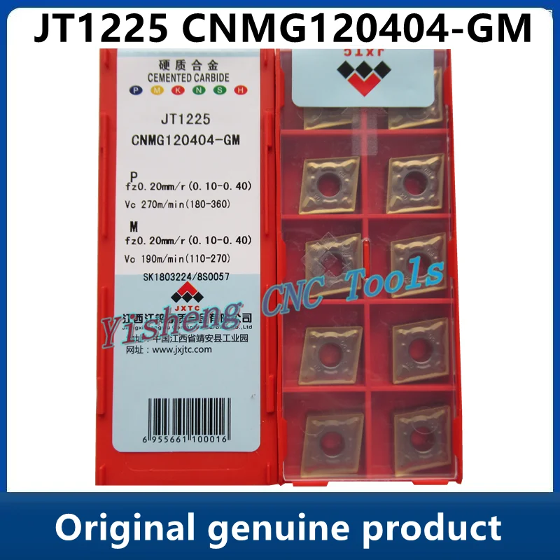 Herramientas de corte JXTC, JT4125, JT1225, CNMG120404-GM