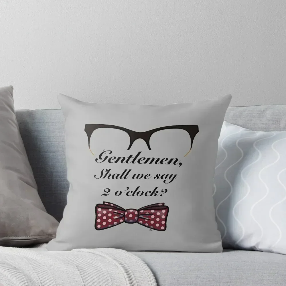 

Shall We Say 2 O Clock Throw Pillow Christmas Pillow Covers christmas decorations for home 2025 christmas pillowcases pillow