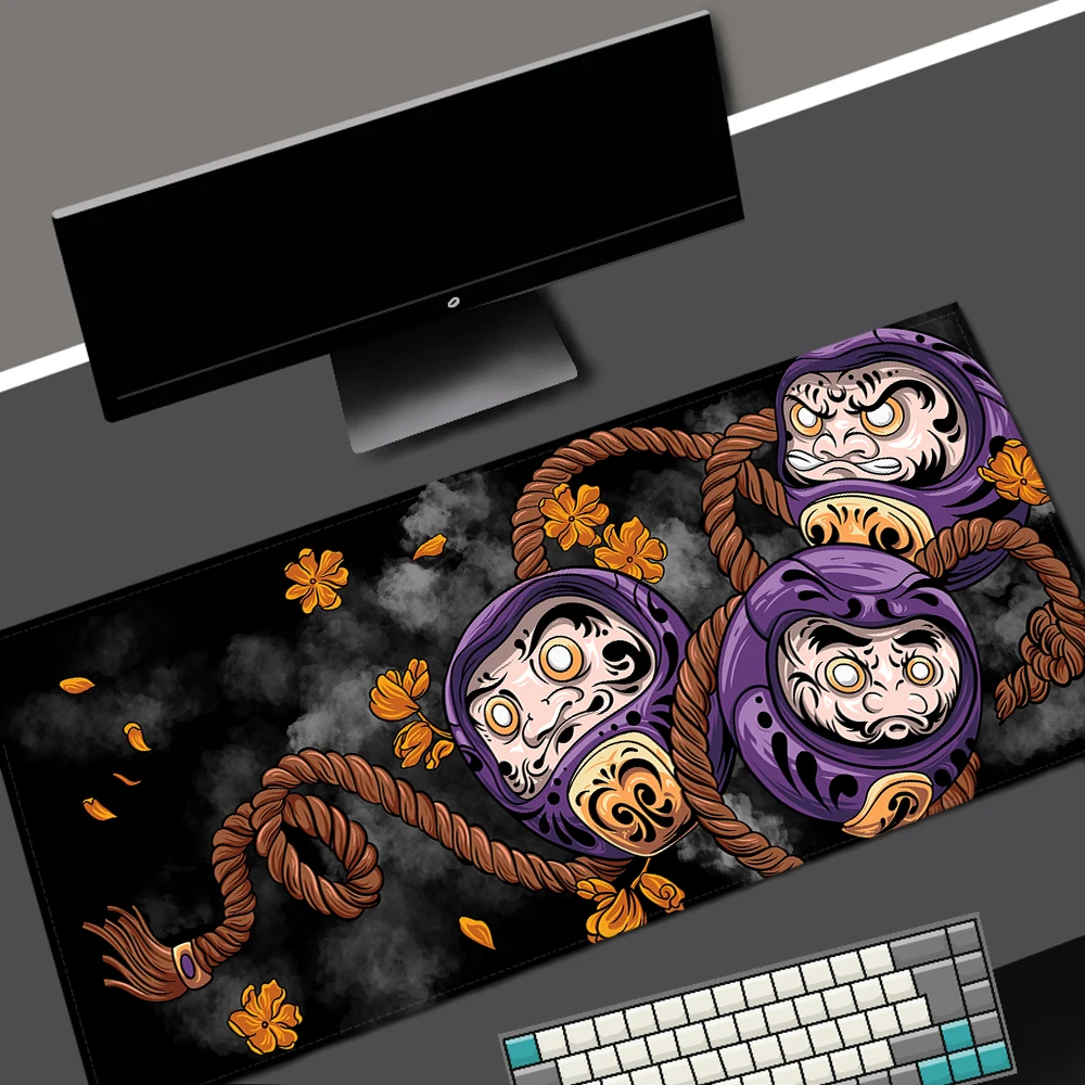 

Kawaii Purple Mouse Pad Gaming Desk Mat Gamer Keyboard Anime Mousepad Gamer Carpet Laptop Office Accessories Playmat Mouse Mats