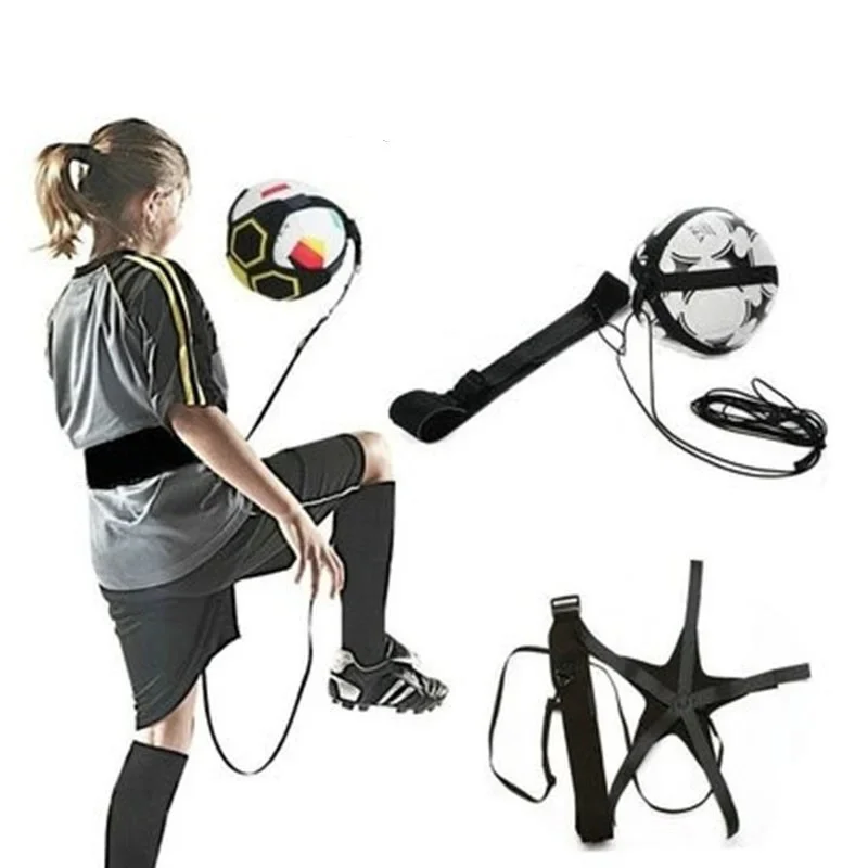 

Soccer Ball Juggle Bags Children Auxiliary Circling Belt Kids Football Training Equipment Kick Solo Soccer Trainer Football Kick