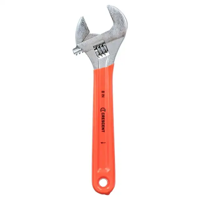 

Crescent AC28CVS 8 in Chrome Adjustable Wrench with Cushioned Grip