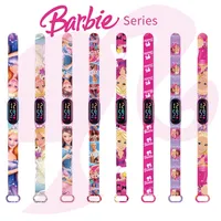 Barbies Strap for Xiaomi Mi Band 7/6/5/4/3/NFC Watch Band Student Silicone LED Watch Kids Puzzle Toys Birthday Gifts