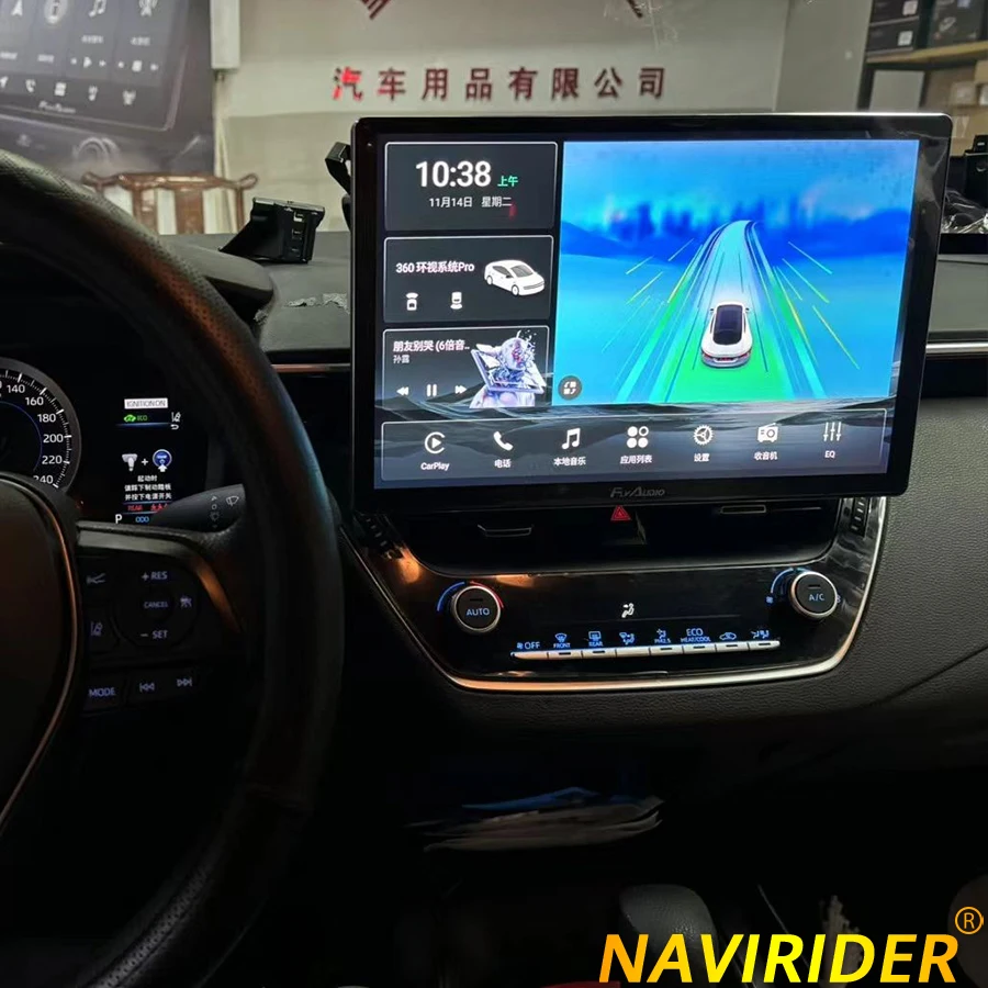 2K Screen For Toyota Corolla 2021 2022 Android Auto Navigation Central Integrated Car Radio Head Unit Wireless Carplay 13.3inch