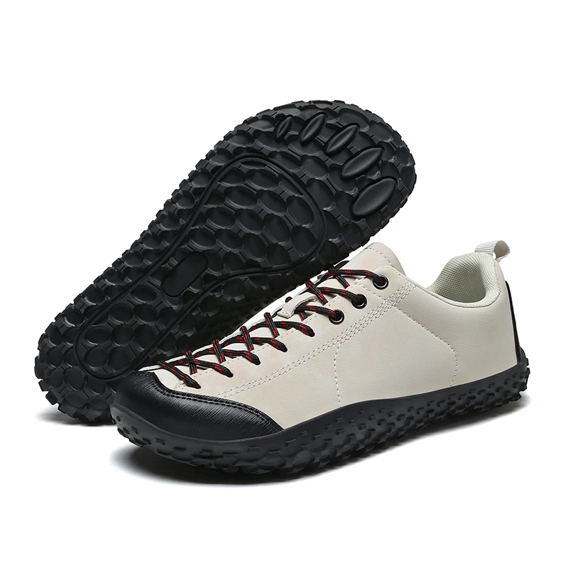 Autumn and Winter Unisex Low-Top Casual Sneakers, Wide Last Design Suitable for Wide and Fat Feet, Pu Leather Fashionable Versatile German Training Shoes, Suitable for Outdoor Hiking and Everyday Wear