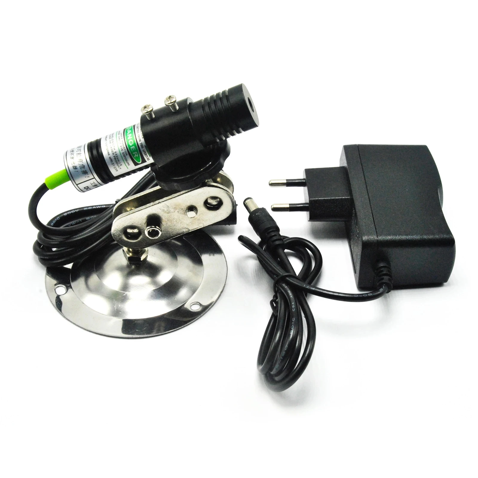 532nm 30mW Green Laser Dot/Line/Cross Module Locator for Cutting Machine +Adapter +Mount