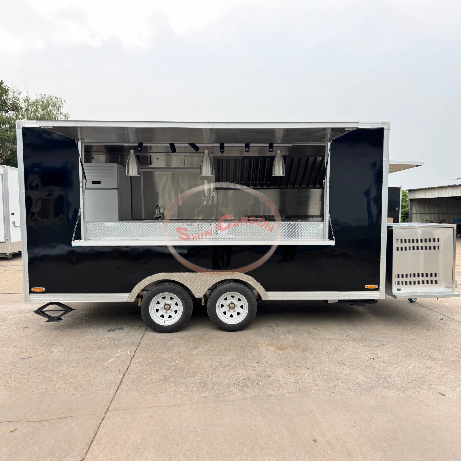 

Food Truck Mobile Food Catering Trailer Fully Equipped Outdoor Mobile Beer Ice Cream Coffee Carts Food Trailers Fully Equipped