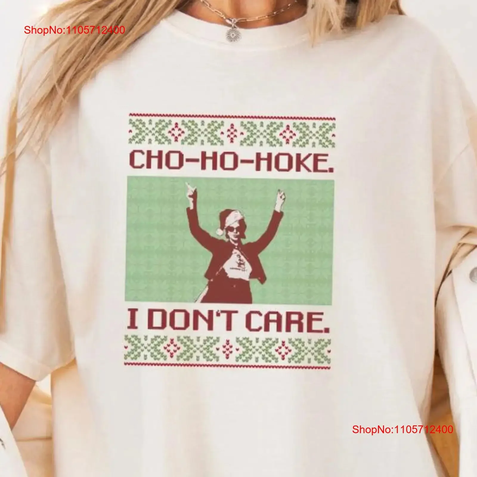 Katie Maloney Choke I Don't Care Ugly Christmas Sweater T Shirt Scandoval Vanderpump Merch For Friend Bravo Xmas vintage Unisex
