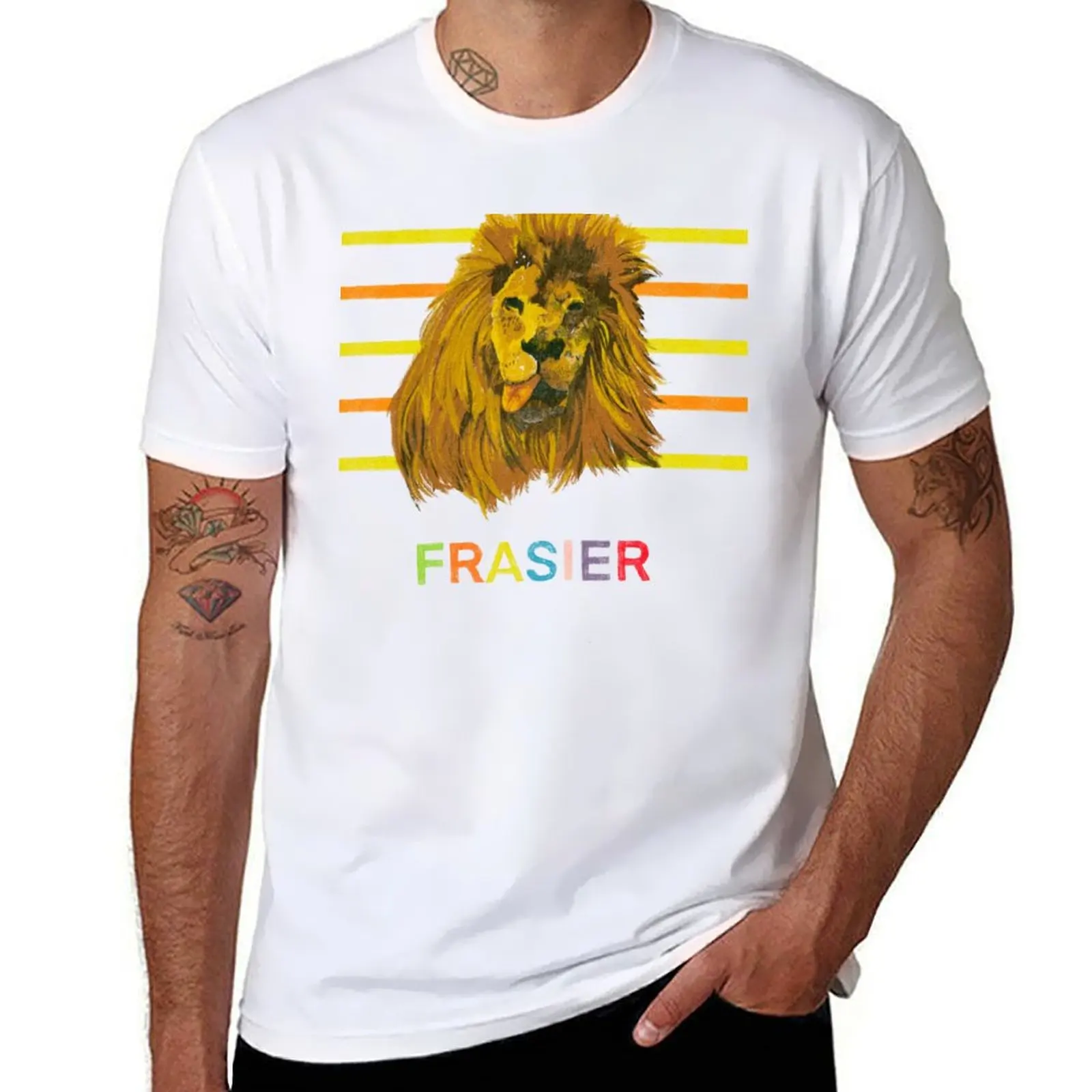 

for Sensuous shirts t casual shirts for Frasier men t man anime Lion man T-Shirt The