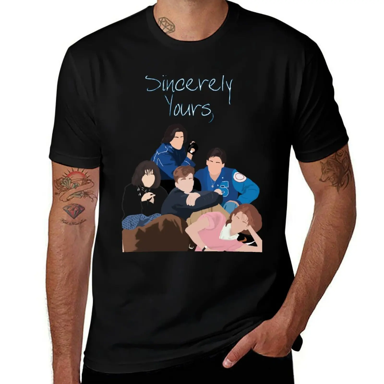 Sincerely Yours, The Breakfast Club T-Shirt Industrial Work Tee Shirt T-Shirt