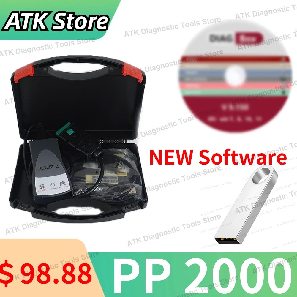 

2024 hot sell PP2000 OBD Lexia 3 Diagbox V9.150 WIFI version PP2000 Le-xia-3 For Ci-tro-en/Peu-ge-ot Diagnostic-Tool