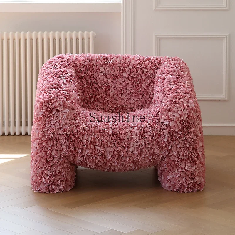 Creative Petal Chair Living Room Balcony Leisure Armrest Single Sofa Chair