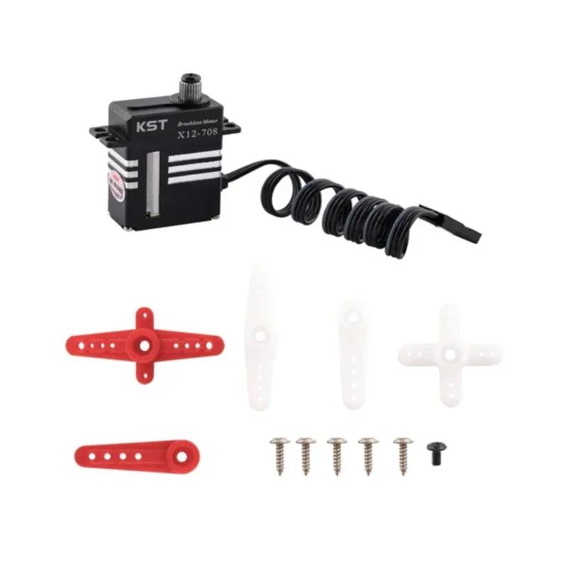 VoidFly Original KST X12-708 9.3Kgf.cm 0.07sec Brushless Micro Servo for 380/420/450 Size Helicopter