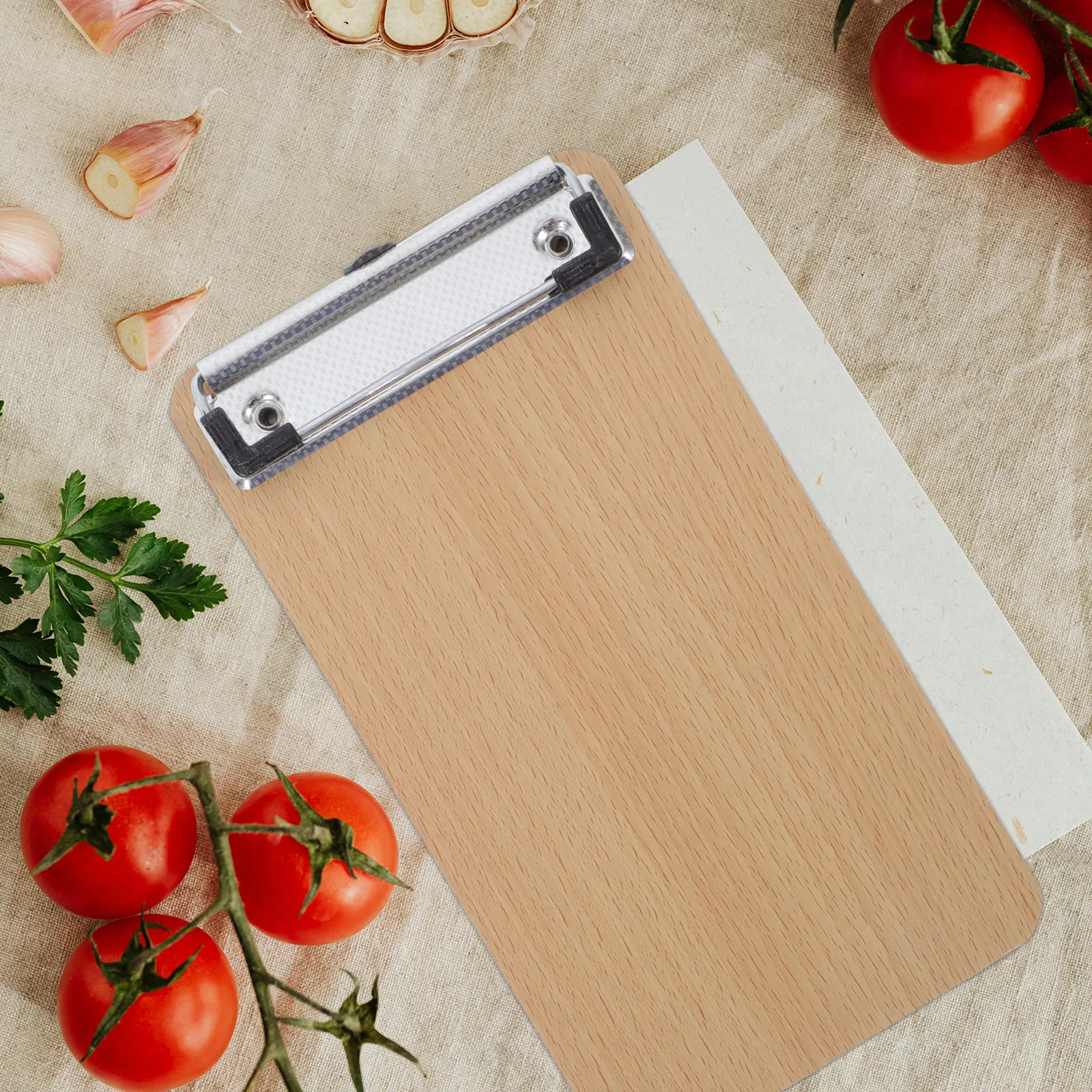 6Pcs Wooden Clipboard Large Heavy Duty Menu Holder Clip Board for Documents Drawing Boards Contractors Artists Professionals