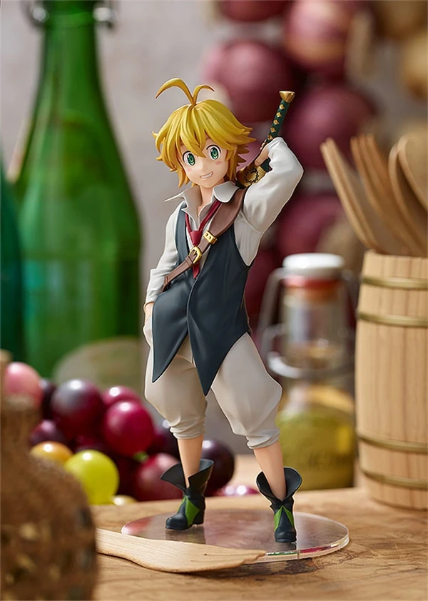 

Без коробки 2022, в наличии, японская оригинальная аниме-фигурка Meliodas, фигурка, коллекционная модель игрушки