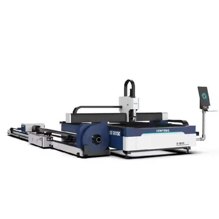 

Hot Sale Plate -Tube Fiber Laser Cutting Machine SF-3015C