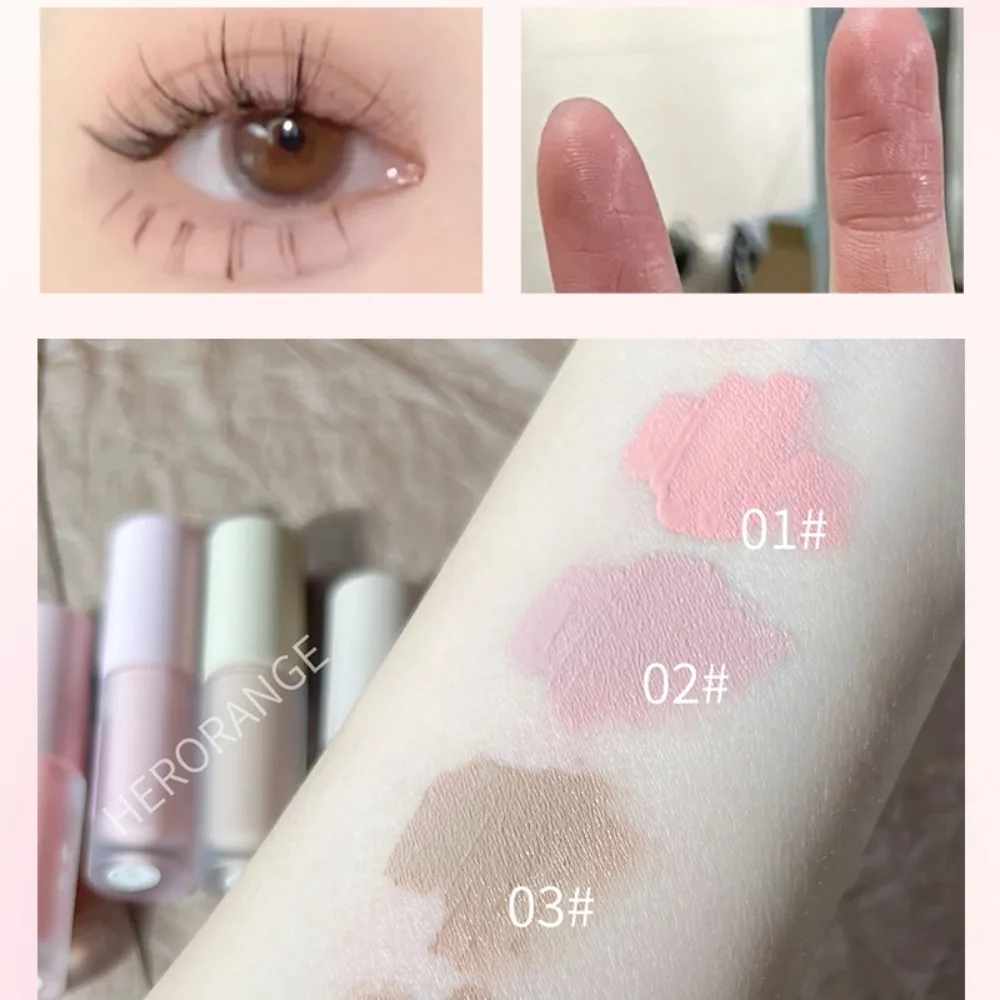 Impermeável Multifuncional Líquido Sombra De Olho, Long Lasting Shimmer, Glitter Eyeshadow, Clareamento Suave, Glazed Blush, Maquiagem De Rosto