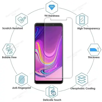 4PCS Ochranné tvrzené sklo pro Samsung Galaxy A9 A8 A6 Plus 2018 A7 2018 A750 pro Samsung J6 J4 Plus 2018 Příslušenství 10 nejlepší prodej panel J4 - №4