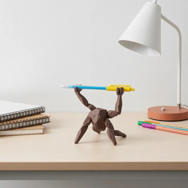 [J] Creative Novelty 3D Printed Project Hail Mary Rocky Pen Holder Cute Character Pen Stand Fun School And Home Desktop Decor