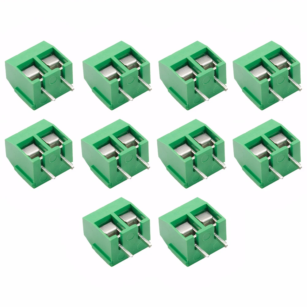 50/100 Pcs KF301 2P/3P Screw PCB Terminal Block Connector 5mm Pitch PCB Mount Screw Terminal Block Connector Straight Pin