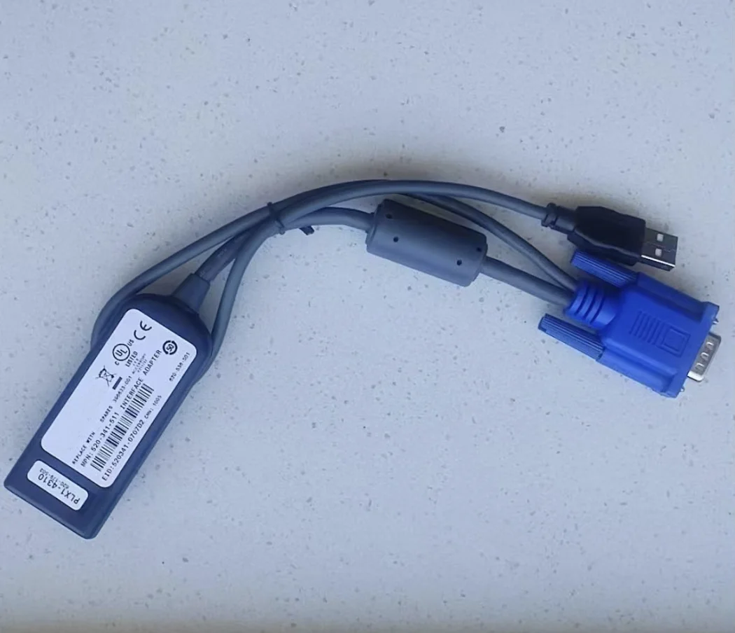 Interface Adapter For HP 336047-B21 KVM USB Adapter Cable 396633-001 VGA to RJ45+USB 1PK Console USB Virtual