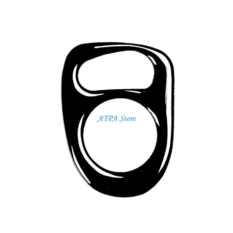 

U13C Left Driver Side Cover Door Panel Armrest Trims Decorative Stickers Auto Accessories for 500 12-15 Panel Stickers