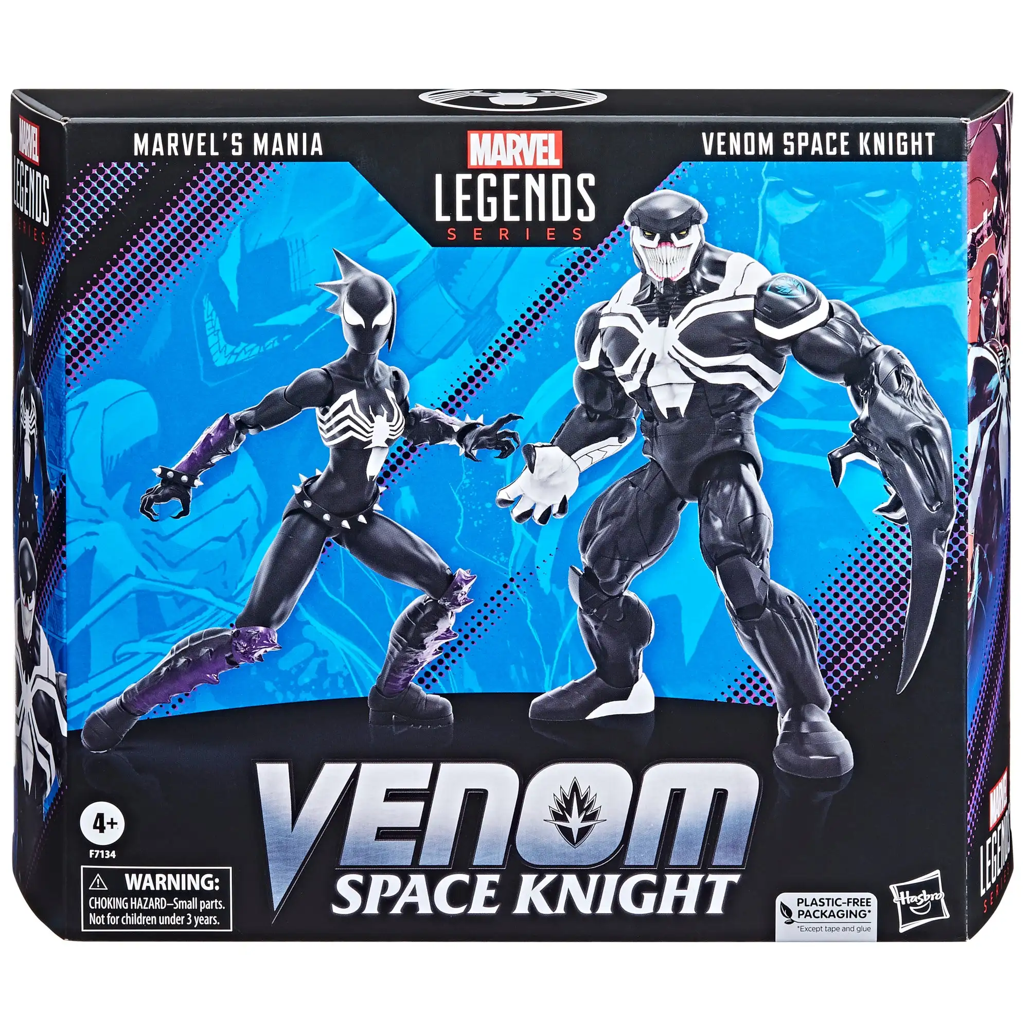 

Marvel Legends Venom Space Knight Marvel's Mania 2-Pack 6" Scale Action Figure Collectible Comic Toys Doll Model