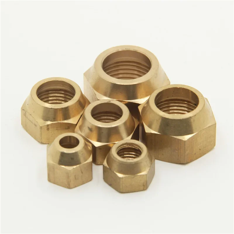 Quick turn ferrule nut with copper flaring1/4\