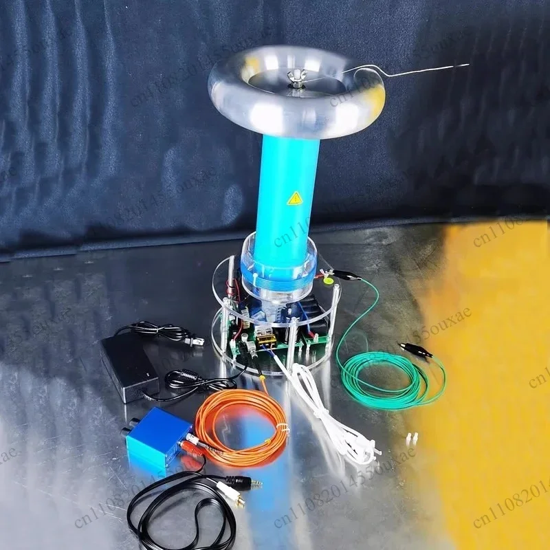 DRSSTC Musical Tesla Coil Dual Resonant Half Bridge 30cm Arc Round & Square Base Optional