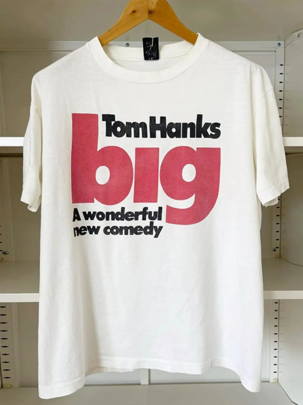  Hanks American Street Vintage Retro Short Sleeve Unisex T-shirt Letter Design Cotton Youth Fashion Summer Casual round Neck