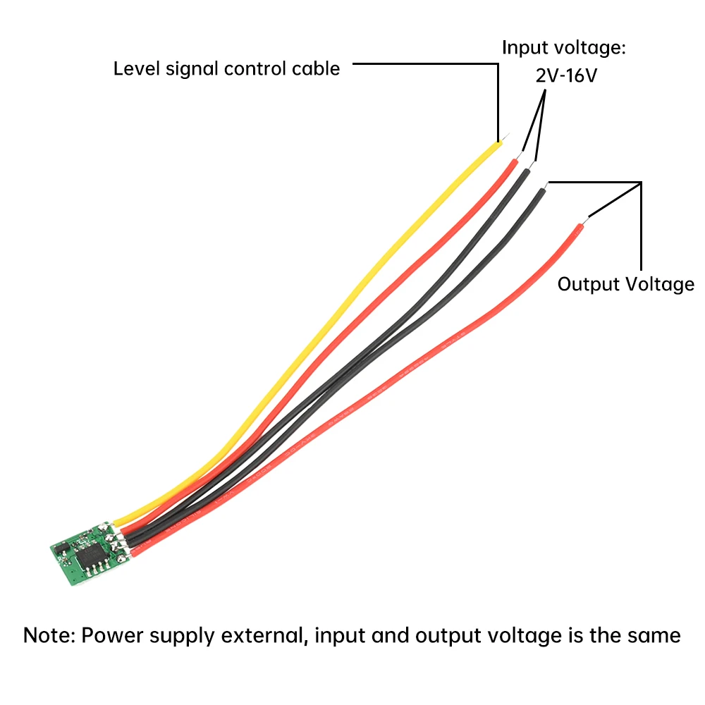 17A High Current Drive Electronic Switch 2-16V High and Low Level Signal Control Driver Module