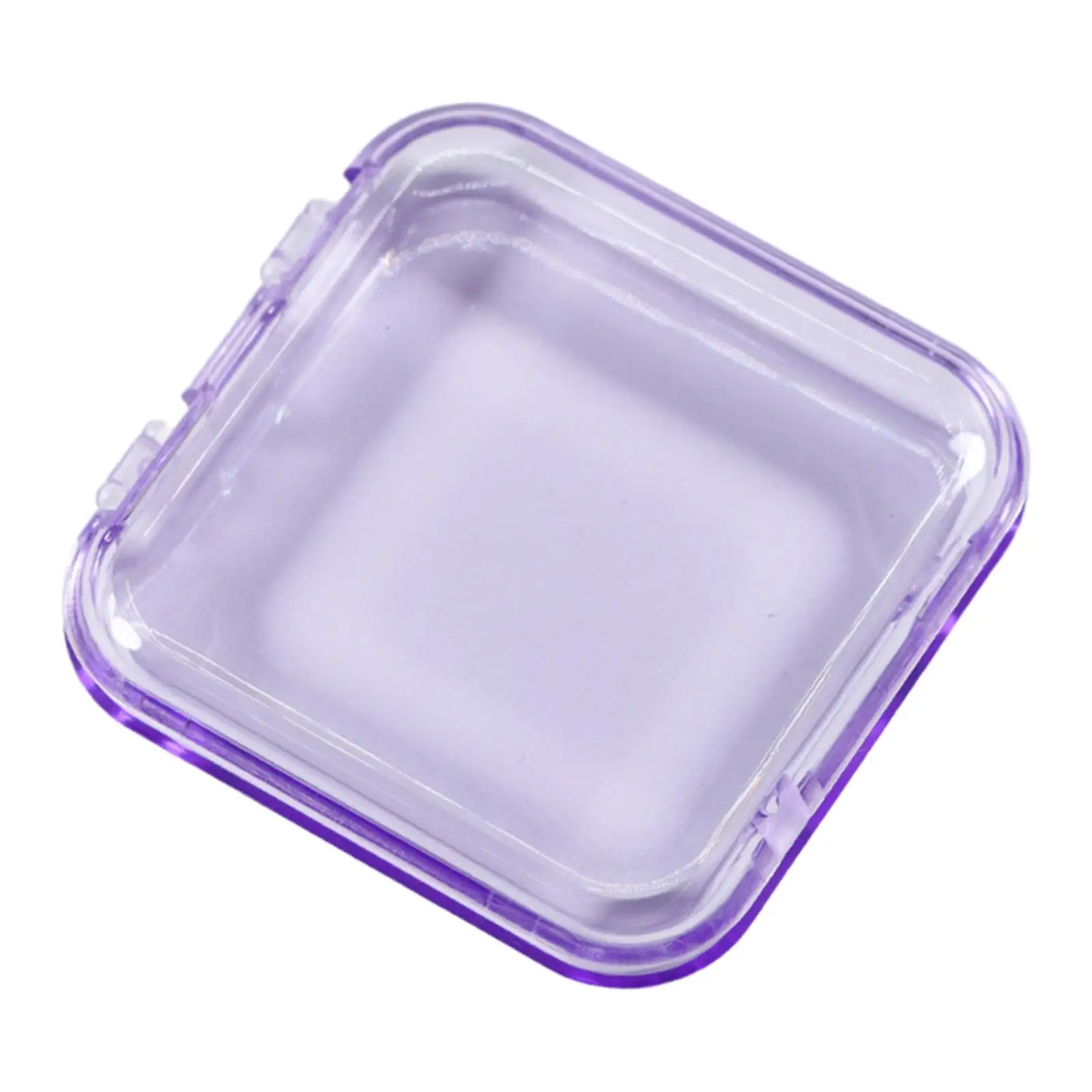 Transparent Artificial Nail Display Organizer Small Nail Packaging Box Nail Storage Holder for Nailart Stickers and Decals