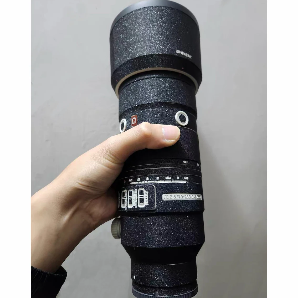 لسوني FE 70-200 مللي متر F2.8 GM OSS II ملصق عدسة الكاميرا الجلد ملصق الفينيل التفاف معطف الفيلم SEL70200GM2 70-200 2.8 FE70-200 F4 G II