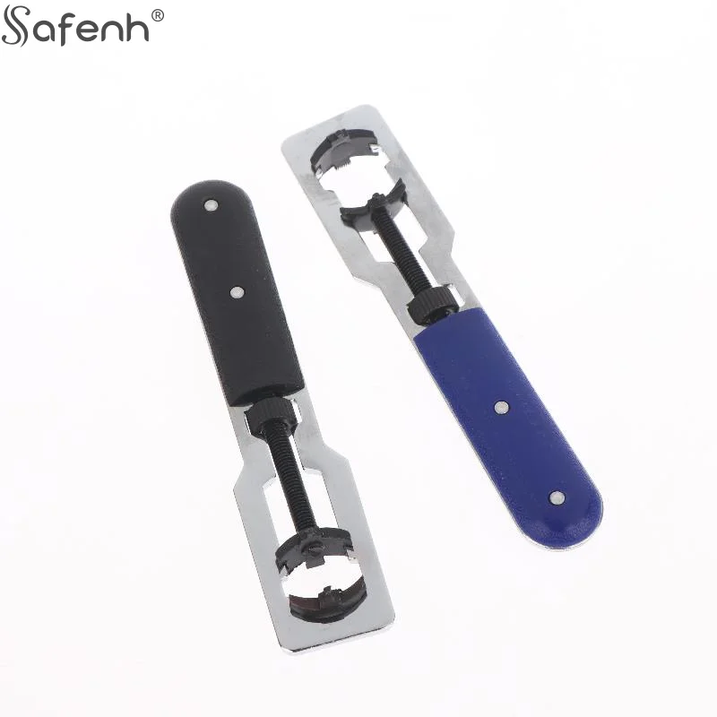 1Pc Metal Backcover Remove Tool 14-35mm Adjustable Metal Watch Back Cover Opener Wrench Rear Case Remover Watchmaker Repair Tool