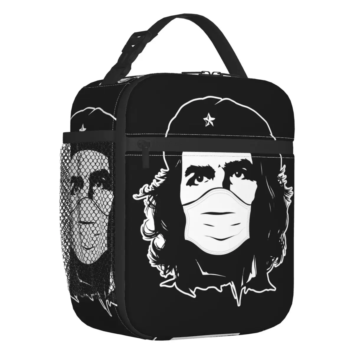 Che Guevara Insulated Lunch Bag for Women Portable Cuba Cuban Revolution Hero Cooler Thermal Lunch Tote Beach Camping Travel