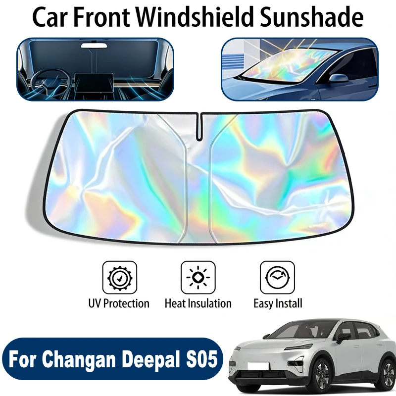 

Windshield Sun Shade For Changan Deepal S05 Foldable UV Reflective Front Window Sun Protection Cover Accessories