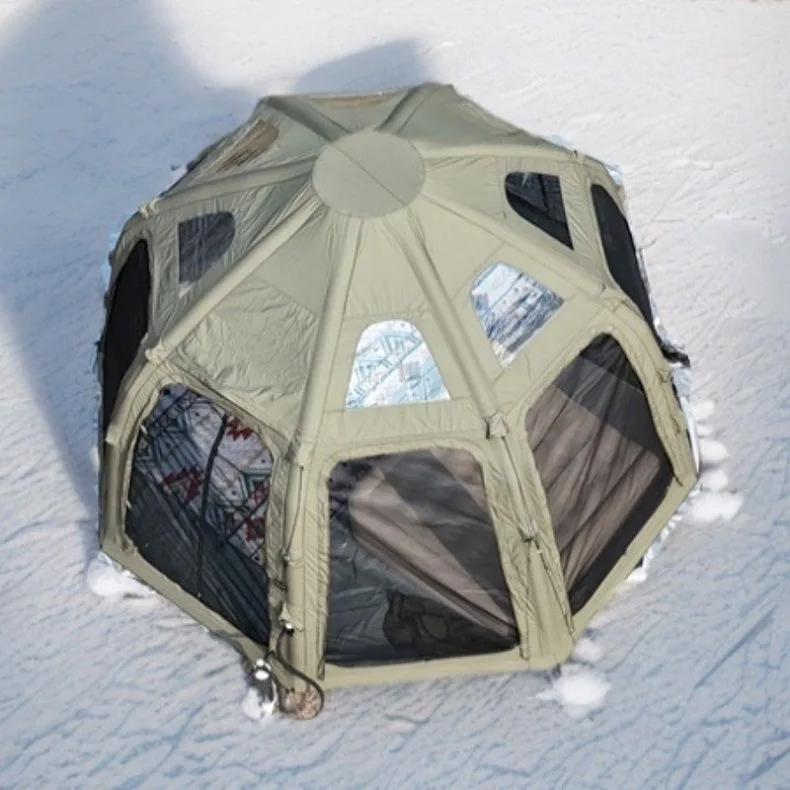 

New Winter-Ready Spherical Space Cabin Tent: Insulated & Comfortable